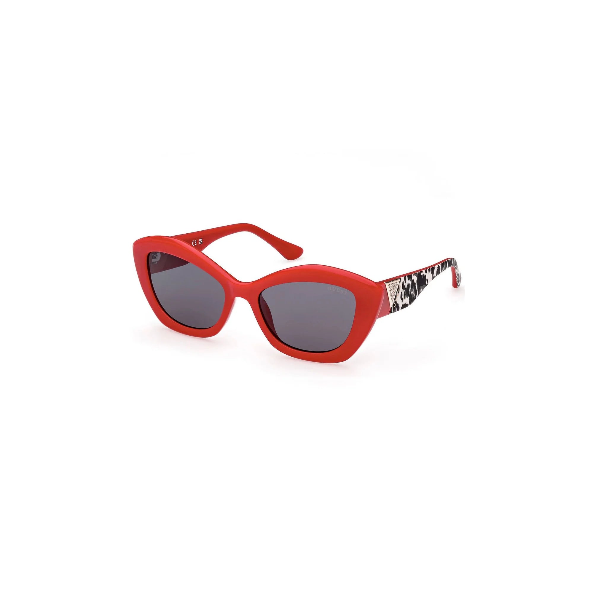 Guess Jeans Occhiali da Sole Donna Rosso Lente a Goccia Logo - foto prodotto
